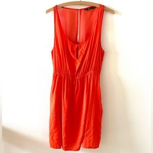 Zara Trafaluc Collection Red Mini Dress Size Large